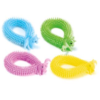 Bracelets Stretchy Licorne - couleur unie, en silicone - couleurs aléatoires - Licorne - bracelet enfant - Mondo Déco entreprise française