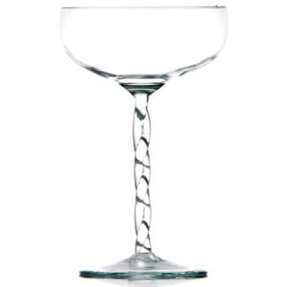 verres à pied torsadé : 6 pièces Dimensions : H. 16,3 cm Ø 10,4 cm Contenance : 24 cl Couleur : transparent Matière : verre Référence : 5633 Compatible lave-vaisselle - Mondo Déco entreprise française