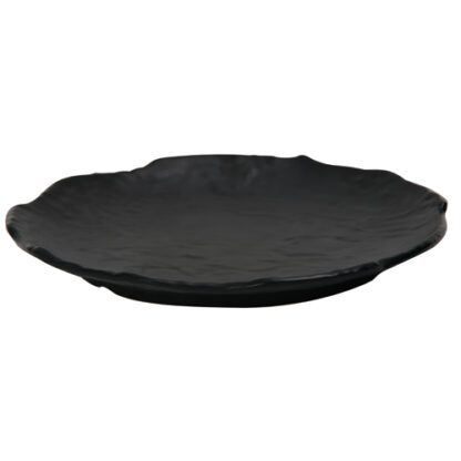 Assiettes noires mélamine fini mat : Assiettes légères, service facilité ! 6 pièces Dimensions : H. 3,5 cm Ø 28 cm Couleur : noir Fini mat Matière : mélamine Référence : 5672 Assiette plate Compatible lave-vaisselle Incompatible micro-ondes - Mondo Déco entrperise française