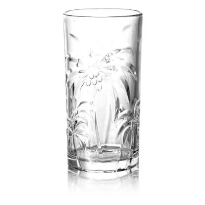 Verre Palmier GM : Référence : 5736 6 pièces Dimensions : H. 14,8 cm | Ø 7,5 cm Contenance : 39 cl Matière : Verre Couleur : Transparent Collection Clear Passable en lave-vaisselle - mondo deco entreprise française