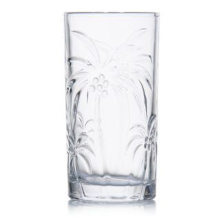 Verre Palmier GM : Référence : 5736 6 pièces Dimensions : H. 14,8 cm | Ø 7,5 cm Contenance : 39 cl Matière : Verre Couleur : Transparent Collection Clear Passable en lave-vaisselle - mondo deco entreprise française