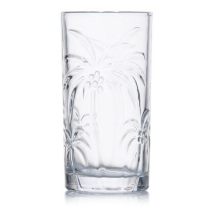 Verre Palmier GM : Référence : 5736 6 pièces Dimensions : H. 14,8 cm | Ø 7,5 cm Contenance : 39 cl Matière : Verre Couleur : Transparent Collection Clear Passable en lave-vaisselle - mondo deco entreprise française