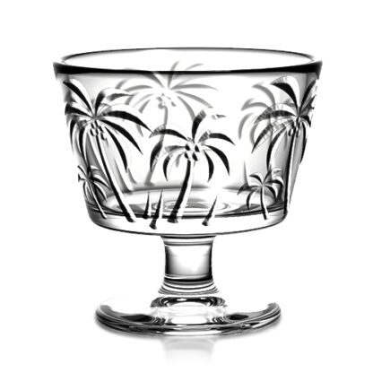 Coupe Palmier : Référence : 5738 6 pièces Dimensions : H. 10,7 cm | Ø 11 cm Contenance : 37 cl Matière : Verre Couleur : Transparent Collection Clear Passable en lave-vaisselle - mondo deco