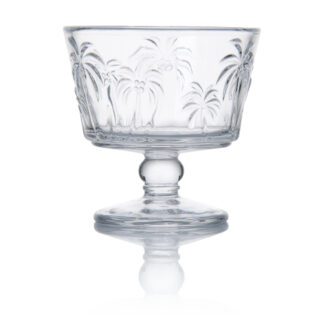 Coupe Palmier : Référence : 5738 6 pièces Dimensions : H. 10,7 cm | Ø 11 cm Contenance : 37 cl Matière : Verre Couleur : Transparent Collection Clear Passable en lave-vaisselle - mondo deco