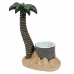 Porte-verre Palmier -lot de 1- H. 30 cm Ø 8 cm