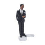 figurines mariés interchangeables : Composez votre couple de mariés à votre image ! Figurine décorative (vendue à l'unité) 1 pièce Dimensions : H.15 cm Référence : selon modèle choisi Matière : plastique Couleur : blanc, noir