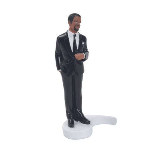 figurines mariés interchangeables : Composez votre couple de mariés à votre image ! Figurine décorative (vendue à l'unité) 1 pièce Dimensions : H.15 cm Référence : selon modèle choisi Matière : plastique Couleur : blanc, noir