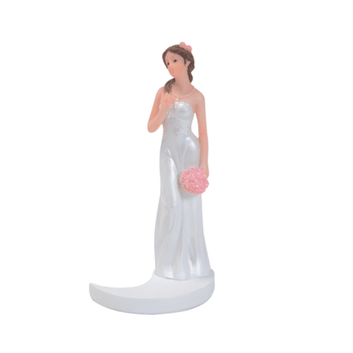 figurines mariés interchangeables : Composez votre couple de mariés à votre image ! Figurine décorative (vendue à l'unité) 1 pièce Dimensions : H.15 cm Référence : selon modèle choisi Matière : plastique Couleur : blanc, noir