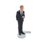 figurines mariés interchangeables : Composez votre couple de mariés à votre image ! Figurine décorative (vendue à l'unité) 1 pièce Dimensions : H.15 cm Référence : selon modèle choisi Matière : plastique Couleur : blanc, noir