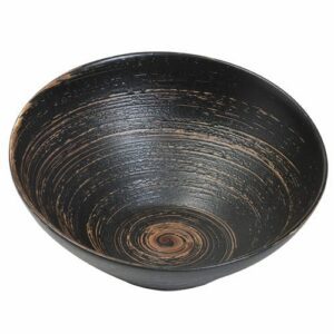 Descriptif des Bols à Salade  Volcanik : Référence : 5320 6 pièces Dimensions : ø 25 cm Matière : Porcelaine Couleur : Marron Compatible lave-vaisselle