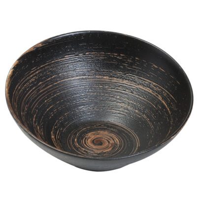 Descriptif des Bols à Salade  Volcanik : Référence : 5320 6 pièces Dimensions : ø 25 cm Matière : Porcelaine Couleur : Marron Compatible lave-vaisselle