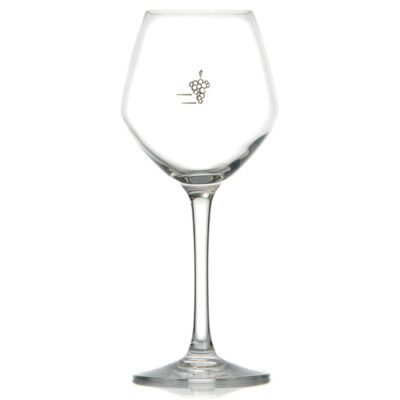 Descriptif des Verres à Vin Grappe  : Référence : 5380 6 pièces Dimensions : H.20 cm Ø 5,8 cm Contenance : 35 cl Matière : Verre Couleur : Transparent Compatible lave-vaisselle