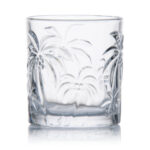 Verres Palmier bas – Lot de 6 verres – H.9,3 cm Ø 8,5 cm 31,5 cl