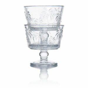 Coupes à glace Palmier – Lot de 6 coupes – H.10,7 cm Ø 11 cm – 37 cl