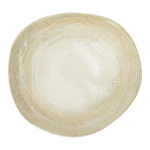 Descriptif des Assiettes Bohème Vague : Référence : 5767 6 pièces Dimensions : 29 x 26 cm Matière : Porcelaine Couleur : Beige Garantie fabricant anti ébréchures Résistantes aux chocs et aux rayures Compatible lave-vaisselle et micro-ondes
