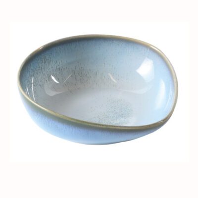 Descriptif des Bols Boréal GM : Référence : 5805 6 pièces Dimensions : ø 22.5 cm H 7.3 cm Matière : Porcelaine Couleur : Bleu Compatible lave-vaisselle et micro-ondes