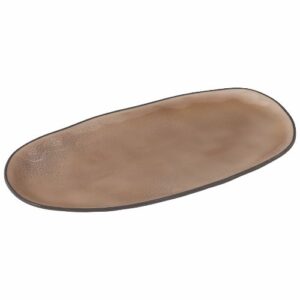 Assiettes mélamine Bocage OVALE GM - lot de 6 - 38 x 18.8 cm