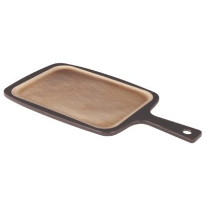 Descriptif des planches mélamine Bocage PM  : Assiettes légères et résistantes aux chocs Résistantes à la chaleur jusqu'à 100°C 6 pièces Dimensions : 46 X 24 cm Référence : 5863 Matière : mélamine Couleur : marron Compatible lave-vaisselle