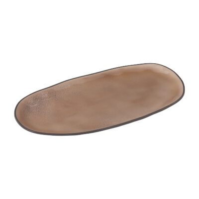Descriptif des assiettes mélamine Bocage ovale PM  : Assiettes légères et résistantes aux chocs Résistantes à la chaleur jusqu'à 100°C 6 pièces Dimensions : 31 x 15.6 cm Référence : 5864 Matière : mélamine Couleur : marron Compatible lave-vaisselle