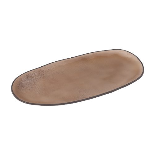 Descriptif des assiettes mélamine Bocage ovale PM : Assiettes légères et résistantes aux chocs Résistantes à la chaleur jusqu'à 100°C 6 pièces Dimensions : 31 x 15.6 cm Référence : 5864 Matière : mélamine Couleur : marron Compatible lave-vaisselle