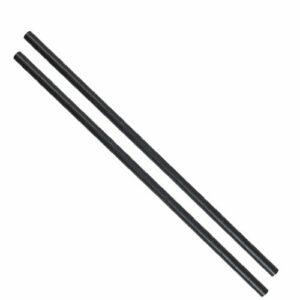 pailles papier noires : 250 pièces Dimensions : L.19,7 cm Ø6 mm Référence : 7199 Matière : papier 3 épaisseurs Couleur : noir Usage unique, matière recyclable mondo déco