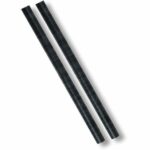 500 pailles à shooter noires en papier – L.14 cm Ø7 mm