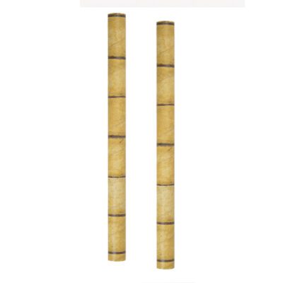 Descriptif des pailles papier Bambou : 500 pièces Dimensions : L 40 cm ø 8 cm Référence : 7303 Matière : papier 3 épaisseurs Couleur : beige/marron Usage unique, matière recyclable