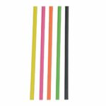500 pailles couleurs en fibres de bambou – L.21 cm Ø 6 mm