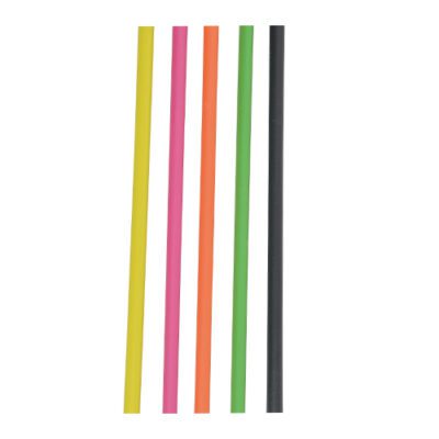 Descriptif des pailles noires fibre de bambou : 500 pièces Dimensions : L.21 cm Ø 6 mm Référence : 7322 Matière : fibre de bambou Couleur : multicolore Usage unique, matière recyclable