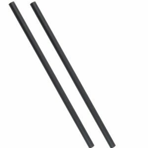 Descriptif des pailles noires fibre de bambou : 500 pièces Dimensions : L.28 cm Ø 7 mm Référence : 7416 Matière : fibre de bambou Couleur : noir Usage unique, matière recyclable