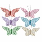 Papillons Féerie – lot de 240 – H 6,5 cm L 11,5 cm