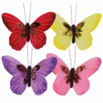 Papillons Velours – lot de 240 – H 7 cm L 11,5 cm