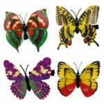 Papillons Double ailes sur pince – lot de 240 – H.8 cm L.9 cm