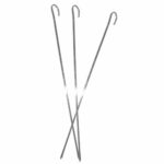 Brochettes inox – lot de 12 – L 35 cm