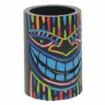 Porte-verre Little Tiki – Bois – lot de 1 – H 15 cm ø8cm