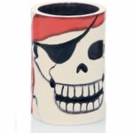 Porte-verre Pirates – Bois – lot de 1 – H 15 cm ø8cm