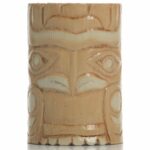 Porte-verre Tiki Bird – Bois – lot de 1 – H 15 cm ø8cm