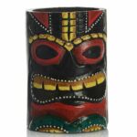 Porte-verre Tiki Catch – Bois – lot de 1 – H 15 cm ø8cm
