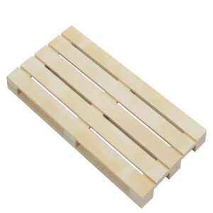 Palette bois : Référence : 5260-5261-5262 1 pièce Dimensions : au choix Matière : bois Couleur : marron Compatible lave-vaisselle
