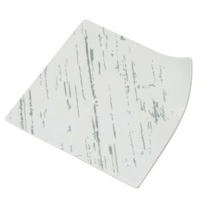 Assiette carrée Signature : Référence : 5280 4 pièces Dimensions : 21 x 21 cm Matière : Céramique Couleur : blanc Compatible lave-vaisselle
