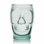 Verres Crâne recyclés – Lot de 6 – H.12,5 cm Ø 7.8 cm 45 cl