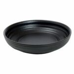 Assiette creuse noire – lot de 4 – Ø22 cm
