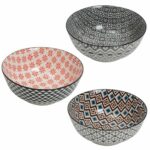 Bol mozaïc – lot de 6 – Ø 20,5 cm – H.7,5 cm