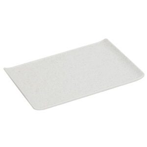 Assiette Playa plateau : Référence : 5399 3 pièces Dimensions : 34 x 24 cm Matière : céramique Couleur : blanc cassé Compatible lave-vaisselle
