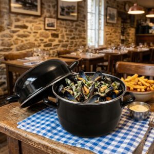 Cocotte à moules – Lot de 1 – ø 18 cm – 2.8 L