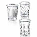 Shooters vintage – Lot de 6 – H.5,5 cm Ø4,4 cm – 3,4 cl