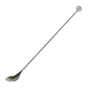 Descriptif des Cuillères à Cocktail Inox : Idéales cocktails et desserts Longueur de 28 cm pour une prise en main parfaite Design élégant Collection Barman En inox résistant, un choix durable Facile à nettoyer au lave-vaisselle Ref : 5485