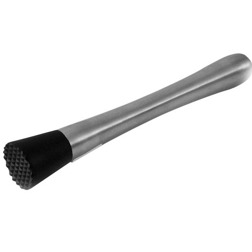 Descriptif du Pilon Inox : Pilon en inox et silicone noir Conception robuste en inox pour une utilisation intensive Bout en silicone pour une manipulation délicate Léger avec 0.06 kg, facile à manier au quotidien Ref : 5507 Idéal pour les professionnels de l'HORECA