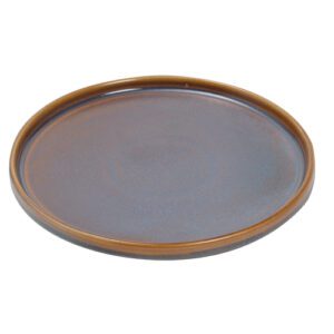 Descriptif des Assiettes Opale GM : Référence : 5548 4 pièces Dimensions : ø 21 cm H 2,2 cm Matière : Porcelaine Couleur : Bleu Compatible lave-vaisselle