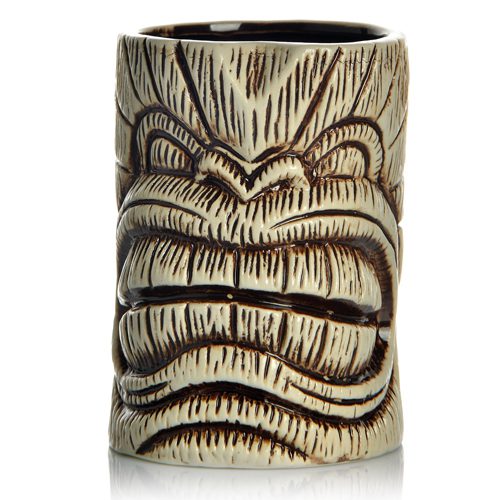 Set 3 mugs Tiki- verres cocktails en céramique - Lot de 3 - H. 12,7 à 18 cm Ø7 à 9 cm - 48 + 35 + 50 cl – Image 4